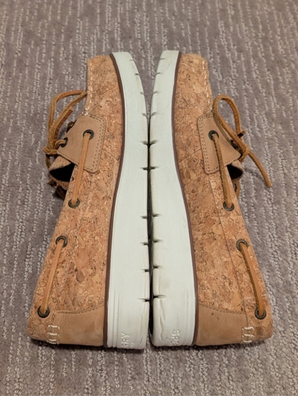Sperry Cork Boat Shoes - Picture 4 of 9